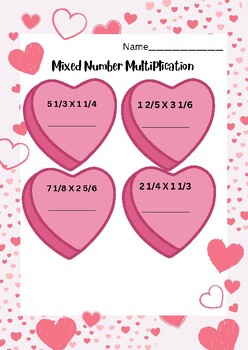Preview of Multiplying Mixed Numbers by Mixed Numbers