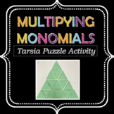 Multiplying Monomial Expressions Triangle Tarisa Puzzle Activity