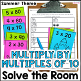 Multiplying Multiples of 10 - Solve the Room Summer Math M