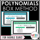 Multiplying Polynomials & Multiplying Binomials Activity B