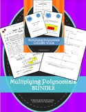Multiplying Polynomials & Exponent Rules (Bundle)