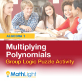 Multiplying Polynomials Logic Puzzle Group Activity| Good 
