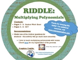 Multiplying Polynomials (Special Cases) Riddle