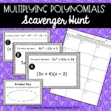 Multiplying Polynomials Scavenger Hunt