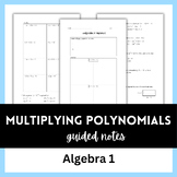 Multiplying Polynomials (Two Binomials; Binomial and Trino