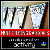 Multiplying Radicals Math Pennant Activity