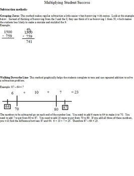 Preview of Multiplying Student Success