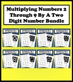 Multiplying The Numbers 2 Through 9 By A Two Digit Number 
