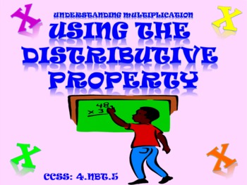 Preview of Multiplying Two Digit by Two Digit Numbers Using the Distributive Property
