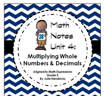 Preview of Multiplying Whole Numbers & Decimals (Aligned to Math Expressions: Grade 5)