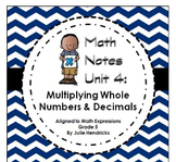 Multiplying Whole Numbers & Decimals (Aligned to Math Expr