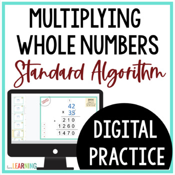 Preview of Multiplying Whole Numbers - Google Slides™ Activity