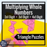 Multiplying Whole Numbers Puzzle Activity 4.NBT.5