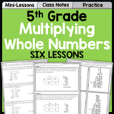 Multiplying Whole Numbers Unit for 5th Grade | Lessons, Pr