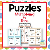 Multiply Whole Numbers  by Multiples of Ten - Puzzles