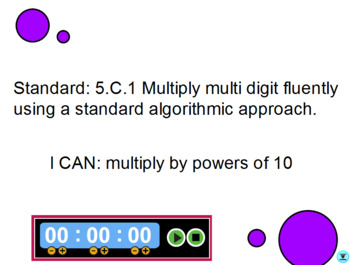Preview of Multiplying Whole Numbers by Powers of 10