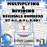 Multiplying and Dividing Decimal Numbers by 0.1, 0.01, and