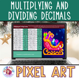 Multiplying and Dividing Decimals Christmas 5th Math Winte