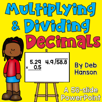 Preview of Multiplying and Dividing Decimals PowerPoint Lesson with Practice Exercises