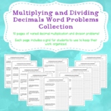 Mixed Multiplying and Dividing Decimals Word Problem Works