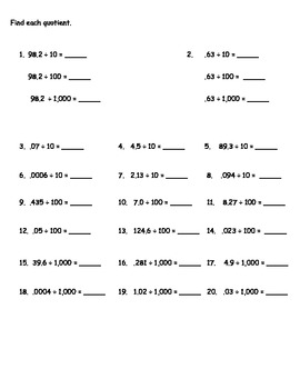 multiplying and dividing de by kris milliken teachers