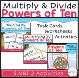 Multiplying and Dividing Decimals with Powers of Ten Bundle