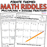 Multiplying and Dividing Fractions Riddle Practice 