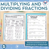 Multiplying and Dividing Fractions Activities