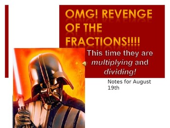 Preview of Multiplying and Dividing Fractions