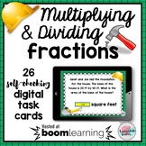 Multiplying and Dividing Fractions Activities Boom Cards