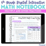 Multiplying and Dividing Fractions Digital Interactive Not