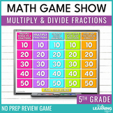 Multiplying and Dividing Fractions Game Show | 5th Grade M