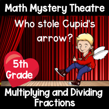 Preview of Multiplying and Dividing Fractions Math Mystery Theatre Game