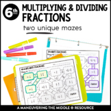 Multiplying Fractions Activity | Dividing Fractions Activi