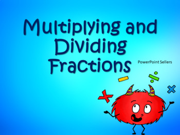 Preview of Multiplying and Dividing Fractions PowerPoint