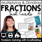 Multiplying and Dividing Fractions Word Problems Center