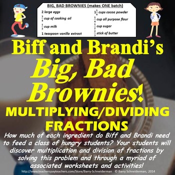 Preview of Multiplying and Dividing Fractions Unit: Real World Problems, Notes, Worksheets