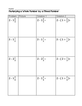 multiplying and dividing mixed fractions worksheets pdf