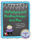 Multiplying and Dividing Integer Notes and Fun Activities