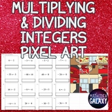 Multiplying and Dividing Integers Activity Pixel Art