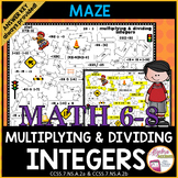 Multiplying and Dividing Integers Maze
