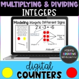 Multiplying and Dividing Integers with Counters Digital