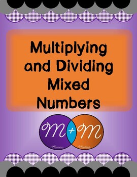 Preview of Multiplying and Dividing Mixed Numbers Task Cards