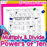 Multiplying and Dividing Decimals by Powers of Ten Game - 