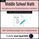 Multiplying and Dividing Rational Numbers | Google Form As