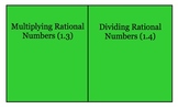 Multiplying and Dividing Rational Numbers Lesson/Foldable