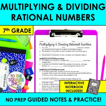 Mastering Operations with Rational Numbers: Multiplication, Addition,  Division