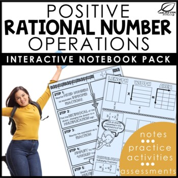 Preview of Multiplying and Dividing Rational Numbers Notes - Print & Digital