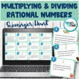 Multiplying and Dividing Rational Numbers Print and Digita