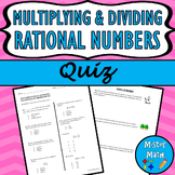 Multiplying and Dividing Rational Numbers Quiz